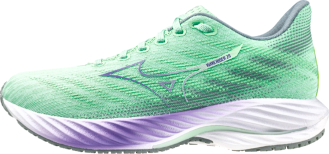 Mizuno 美津濃 女款 WAVE RIDER 28 慢跑鞋 J1GD240374