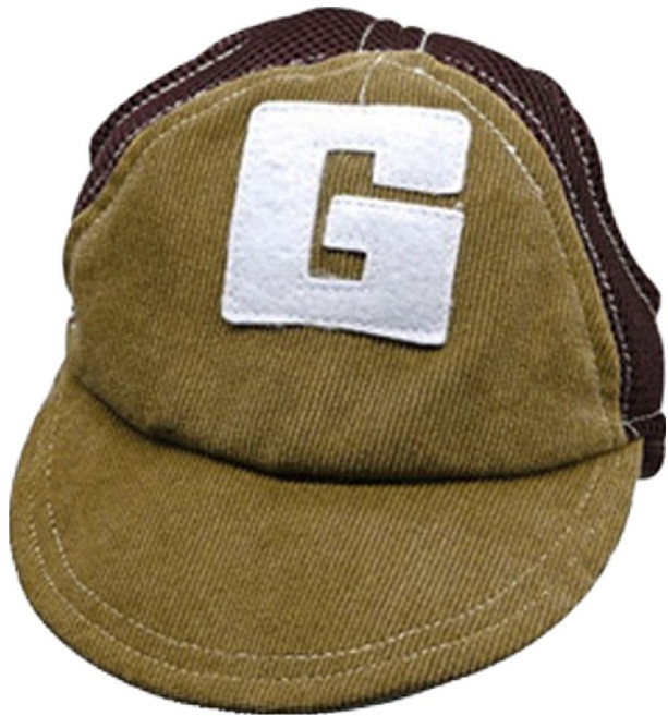 REDPUPPY 寵物Rookie棒球帽, 深米色, 1個