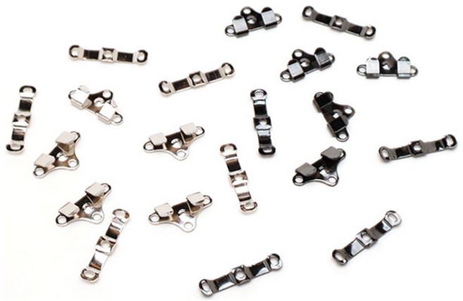 동대문단추왕 바지 치마 후크 마이깡 2단 걸고리 니켈 10p + 흑니켈 10p 세트, 니켈 + 흑니켈, 1개