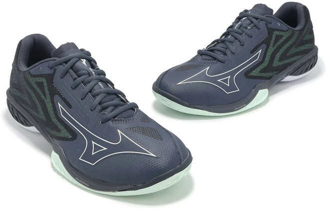 Mizuno 美津濃 WAVE CLAW EL 2 WIDE EL 男羽球鞋 71GA258465