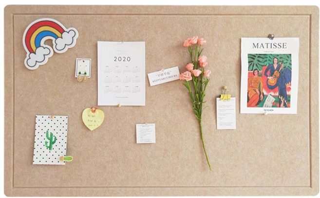 썸즈마인 메모 보드 게시판 퓨어베이지, 펠트