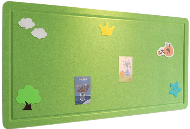썸즈마인 메모 보드 게시판 연두색, 펠트