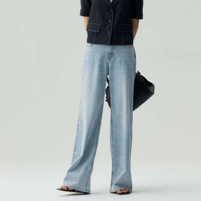 마인드브릿지 여성용 쿨 와이드 데님팬츠 MZDP3202