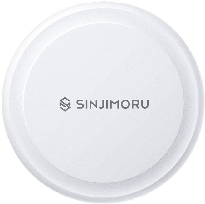 신지모루 애플인증 Find My 신지태그 트래커 스마트태그 위치추적기, 화이트, 1개