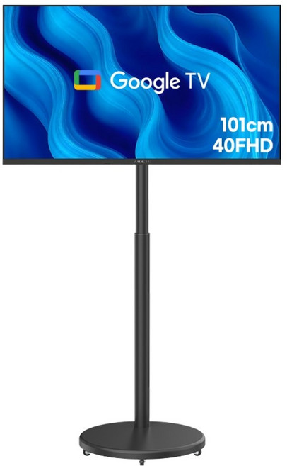 익스프레스럭 와이드뷰 FHD V3 블랙에디션 이동식 스마트 TV + 유압식 높이조절 스탠드 V3 세트, EKW40FA11, 고객직접설치, 이동형 스탠드, 101cm(40인치)
