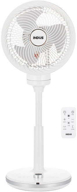 인더스 인피니트 BLDC 리모컨 입체회전 스탠드 써큘레이터, IN-DFC505