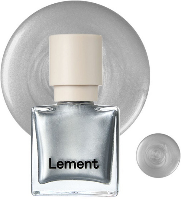 르멘트 컬러 네일, 53 프렌치 실버, 9.5ml, 1개