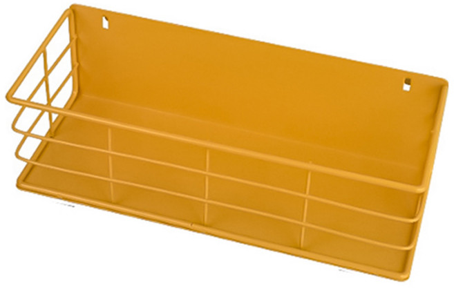 마켓감성 다양한 타공보드 액세서리 메쉬 바구니, 메쉬 바구니 노란색, 1개