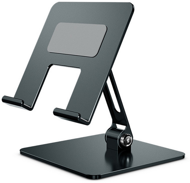 셀그립 접이식 태블릿 스탠드 거치대, 그레이, 1개