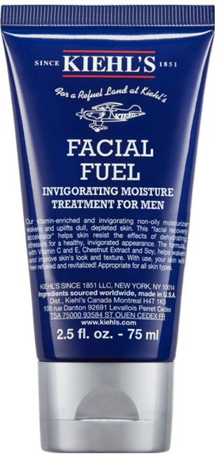 키엘 남성용 훼이셜 퓨얼 모이스처 트리트먼트, 1개, 75ml