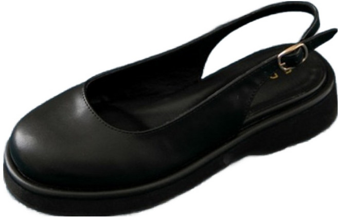 에델나인 베리굿 통굽 슬링백 4cm