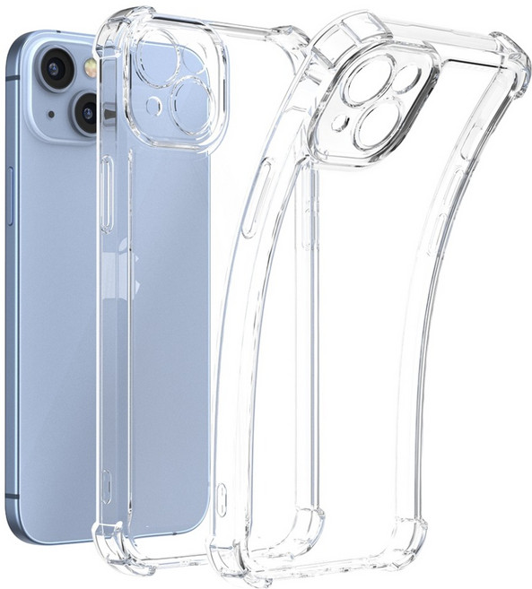 굿밸류 크리스탈 에어 젤리 쿠션 휴대폰 케이스 2p