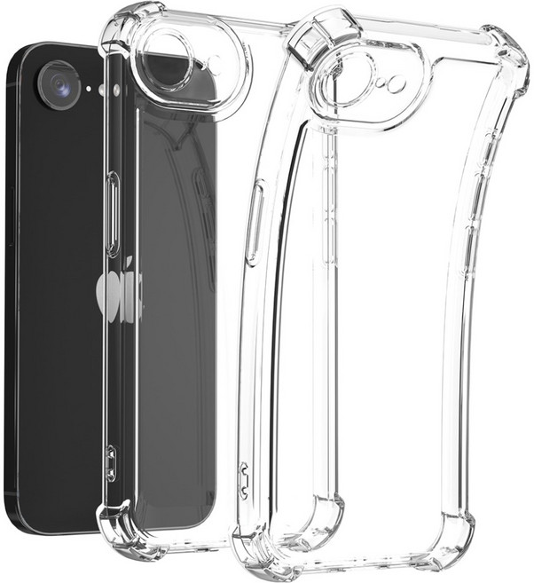 굿밸류 크리스탈 에어 젤리 쿠션 휴대폰 케이스 2p