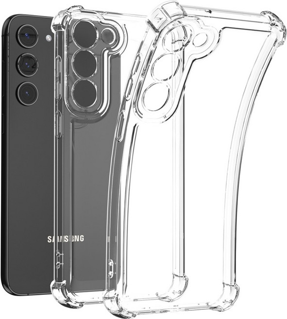 굿밸류 크리스탈 에어 젤리 쿠션 휴대폰 케이스 2p