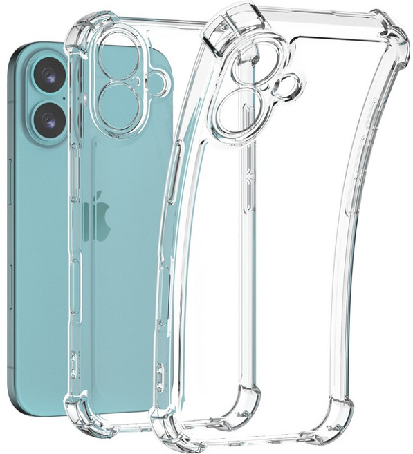 굿밸류 크리스탈 에어 젤리 쿠션 휴대폰 케이스 2p