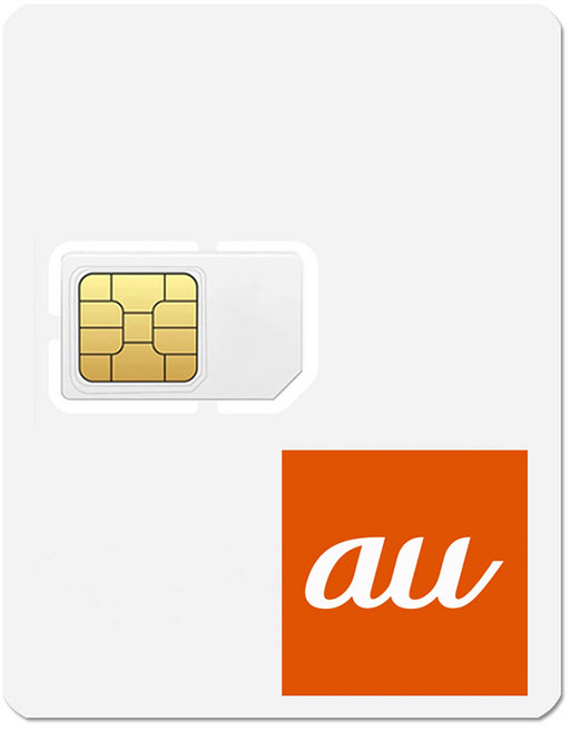 코코 일본 KDDI au 5G 속도 유심칩, 1개, 4일, 무제한