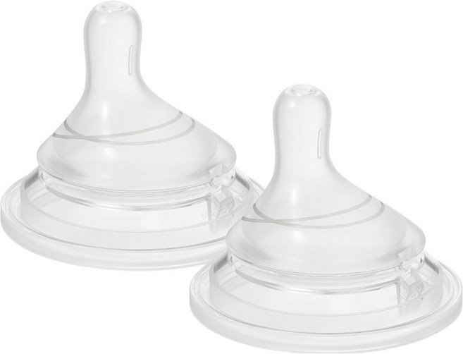 모윰 유아용 모브아 내추럴핏 젖꼭지 2p, 3단계, 1개