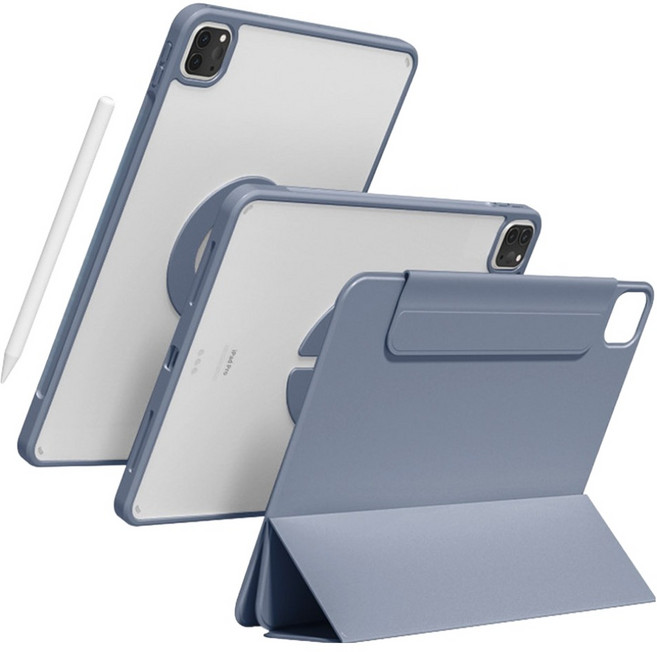 TABLESE 磁吸可分離式雙面保護殼 iPad 10/11(A16) 靛藍色 IT-28 + 磁吸可分離式雙面保護殼, 1個