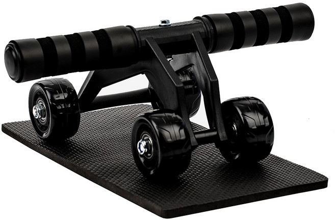 하디로어 AB 슬라이드 롤아웃 복근 코어 운동기구, 블랙