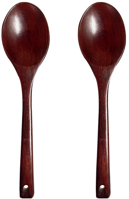 원목 옻칠 조리기 나무 볶음스푼 특대, 2개