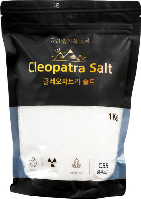 클레오파트라솔트 굵은소금, 1개, 1kg