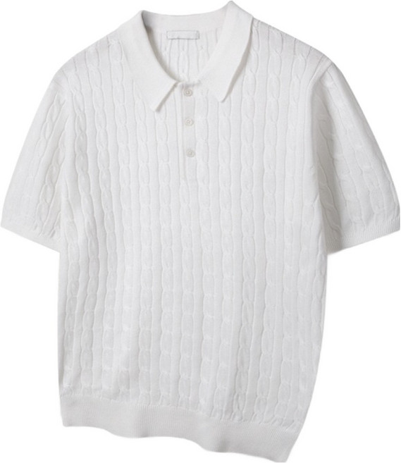 해리슨 남성용 클래식 기본 카라 니트 반팔티 HA-1496 WES1030