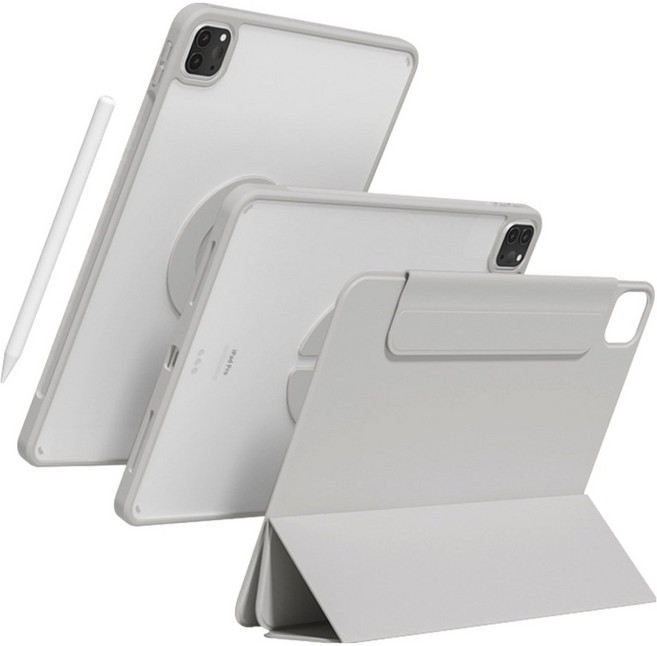 TABLESE 磁吸可分離式雙面保護殼 iPad 10/11(A16) 灰色 IT-28 + 磁吸可分離式雙面保護殼, 1個