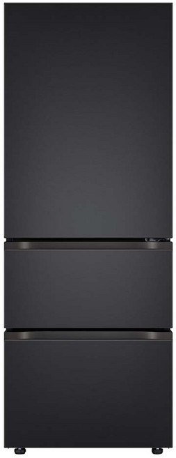 [색상선택형] LG전자 오브제컬렉션 327L 3도어 스탠드형 김치냉장고 디오스 톡톡 방문설치, 맨해튼미드나잇, Z330MMMF11