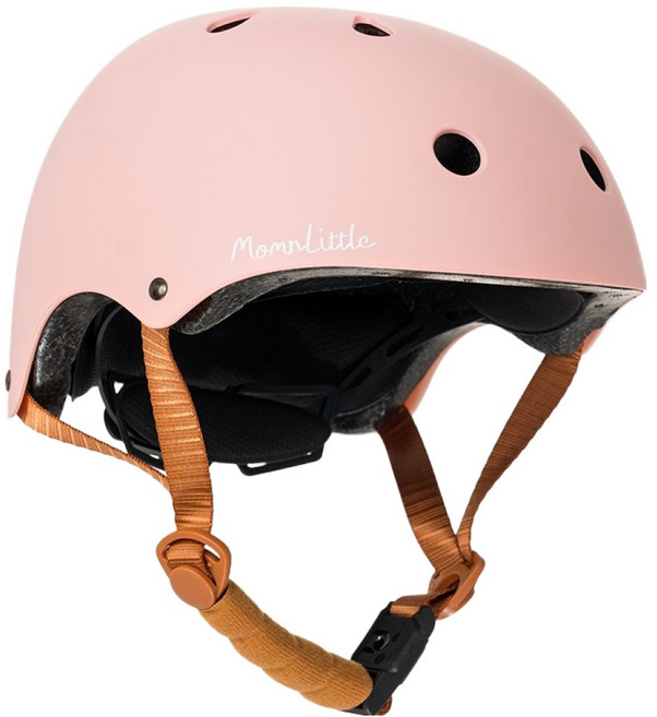 맘앤리틀 아동용 퍼스트 자석 버클 헬멧, 피치핑크, 1개