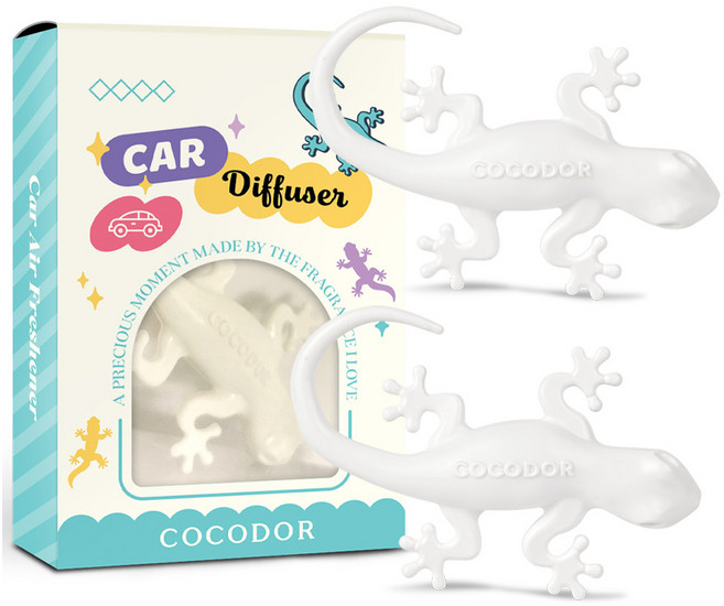 코코도르 솔리드 차랑용 디퓨저, 1세트, 만다린우디(도마뱀)