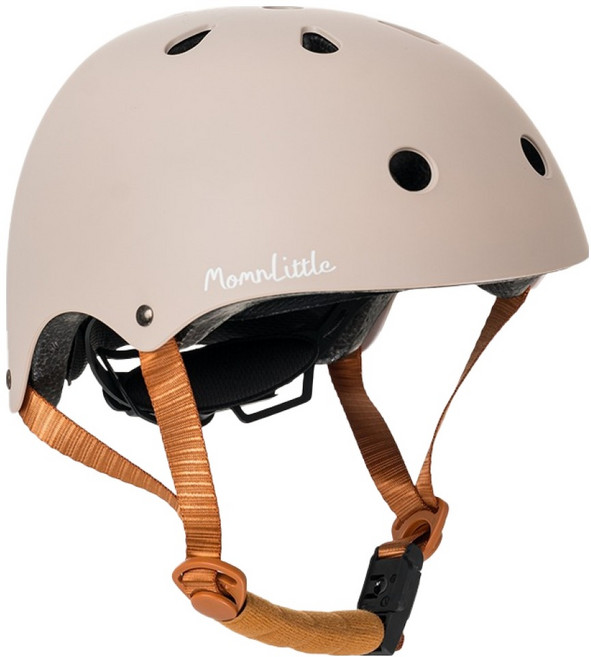 맘앤리틀 아동용 퍼스트 자석 버클 헬멧, 웜그레이, 1개