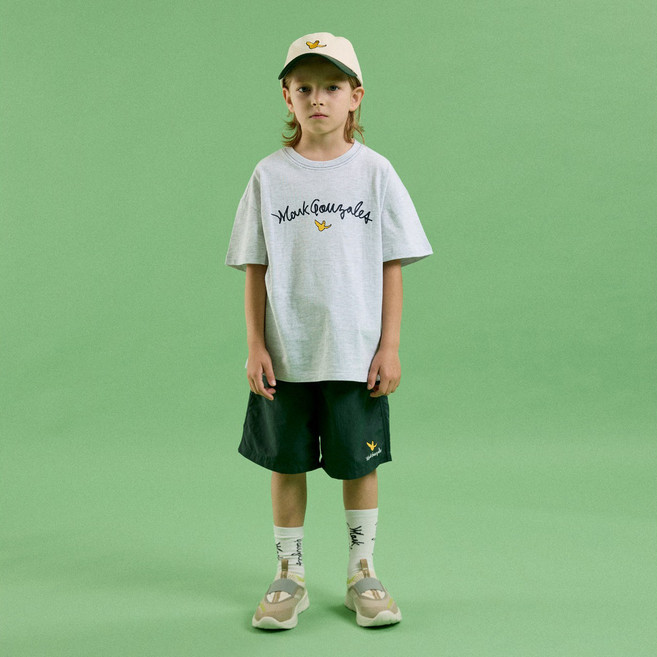 MARK GONZALES KIDS 兒童涼感透氣天使附腰帶短褲