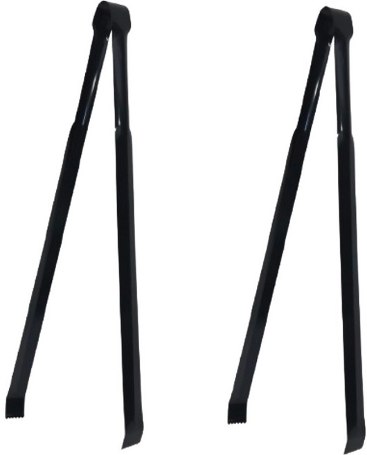 이지리빙 플로깅 쓰레기 청소 집게 70cm, 블랙, 2개