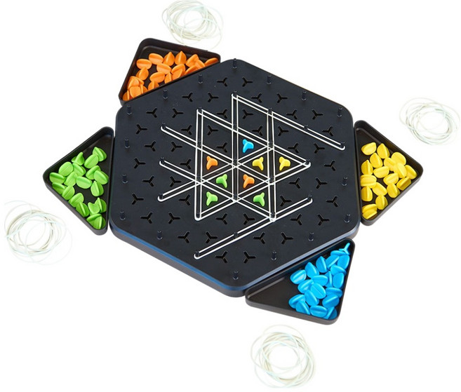 캐스비 트라이앵글체스 두뇌트레이닝게임, 혼합색상, 1세트