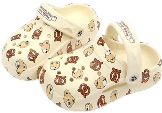 루루슈 아동용 테디 프레즐 EVA 샌들 BY120