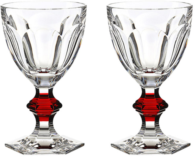 Baccarat 크리스탈 아코어 1841 글라스 레드 2810590, 2개, 250ml