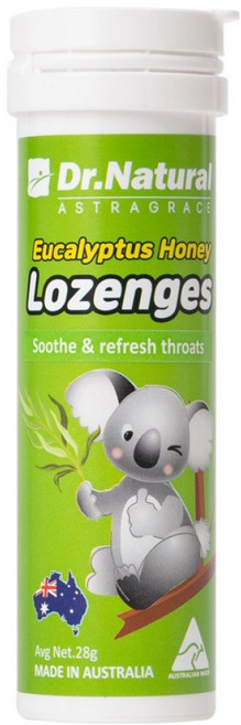 DRNATURAL 유칼립투스 허니 로젠지 캔디, 1개, 28g