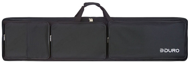 듀로 L 3단 전자 키보드 케이스 88 건반 피아노 가방 DSC88, 블랙, 1개
