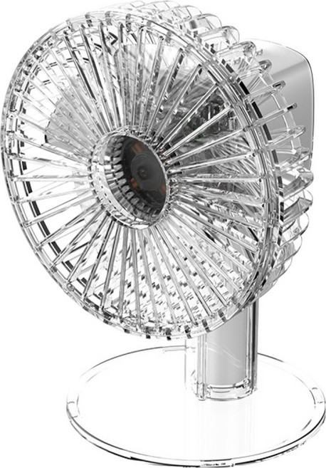 슈틸루스터 무선 탁상용 선풍기, ST-SD500, 투명