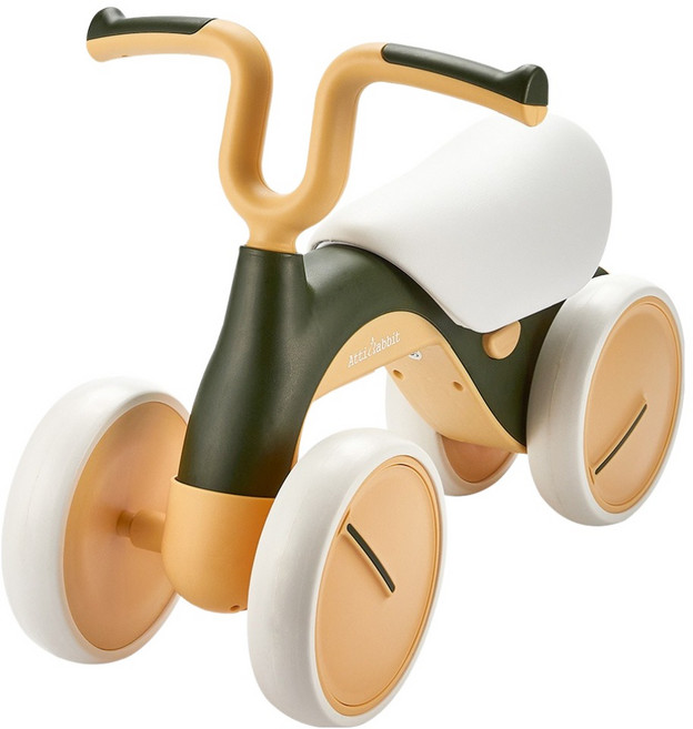 아띠래빗 붕붕카 실내 저소음 미니바이크, 그린, 1개