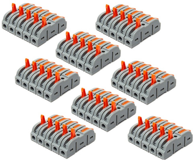 ZiO-BiZ 電線連接器 40入 + 便攜盒套組, 1套