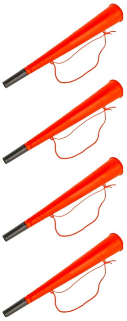 비에이비오 긴 응원 나팔, 레드, 4개