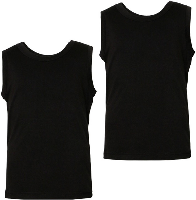 유라비 아동용 냉감 통기성 민소매 티셔츠 2p