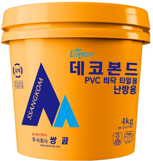 쌍곰 데코본드 난방용 4kg, 1개