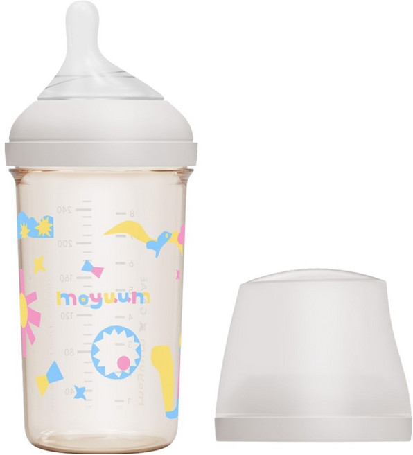 모윰 모브아 PPSU 와이드플러스 위시에디션 젖병, 화이트, 250ml, 1세트