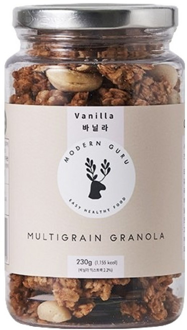 모던구루 멀티그레인 바닐라 수제 그래놀라, 230g, 1개