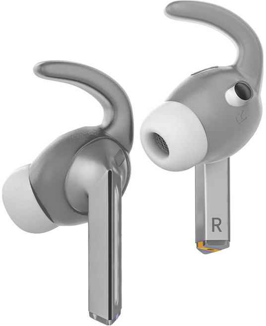 스페이스쉴드 스탠다드 실리콘 이어 후크 숏타입, 다크그레이, 1세트, Galaxy Buds 3 pro