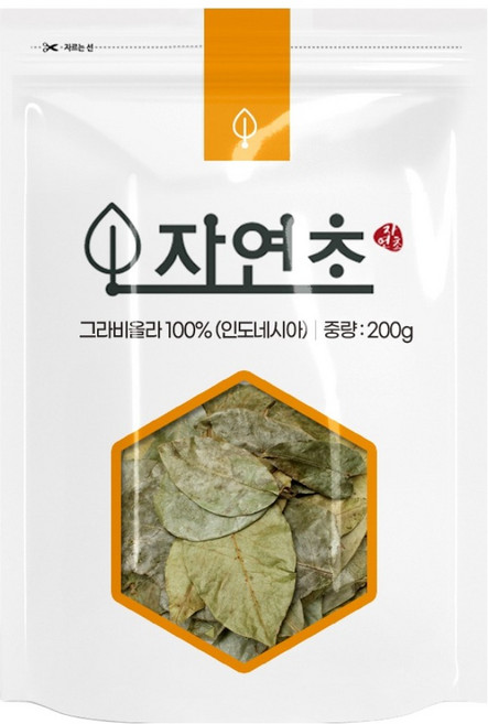 건조 그라비올라 잎, 200g, 1개