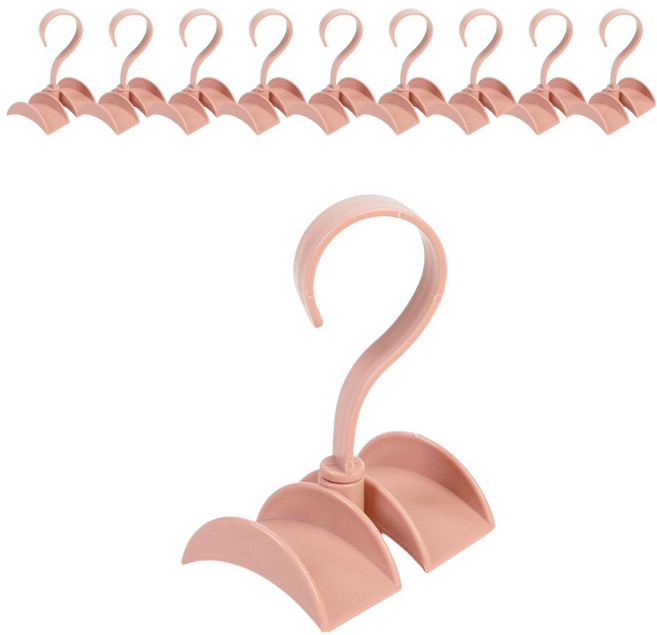 쪼이소 다용도 가방걸이, 핑크, 10개