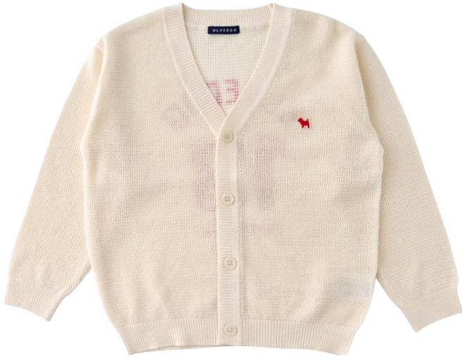 블루독 아동용 썸머 브이넥 가디건